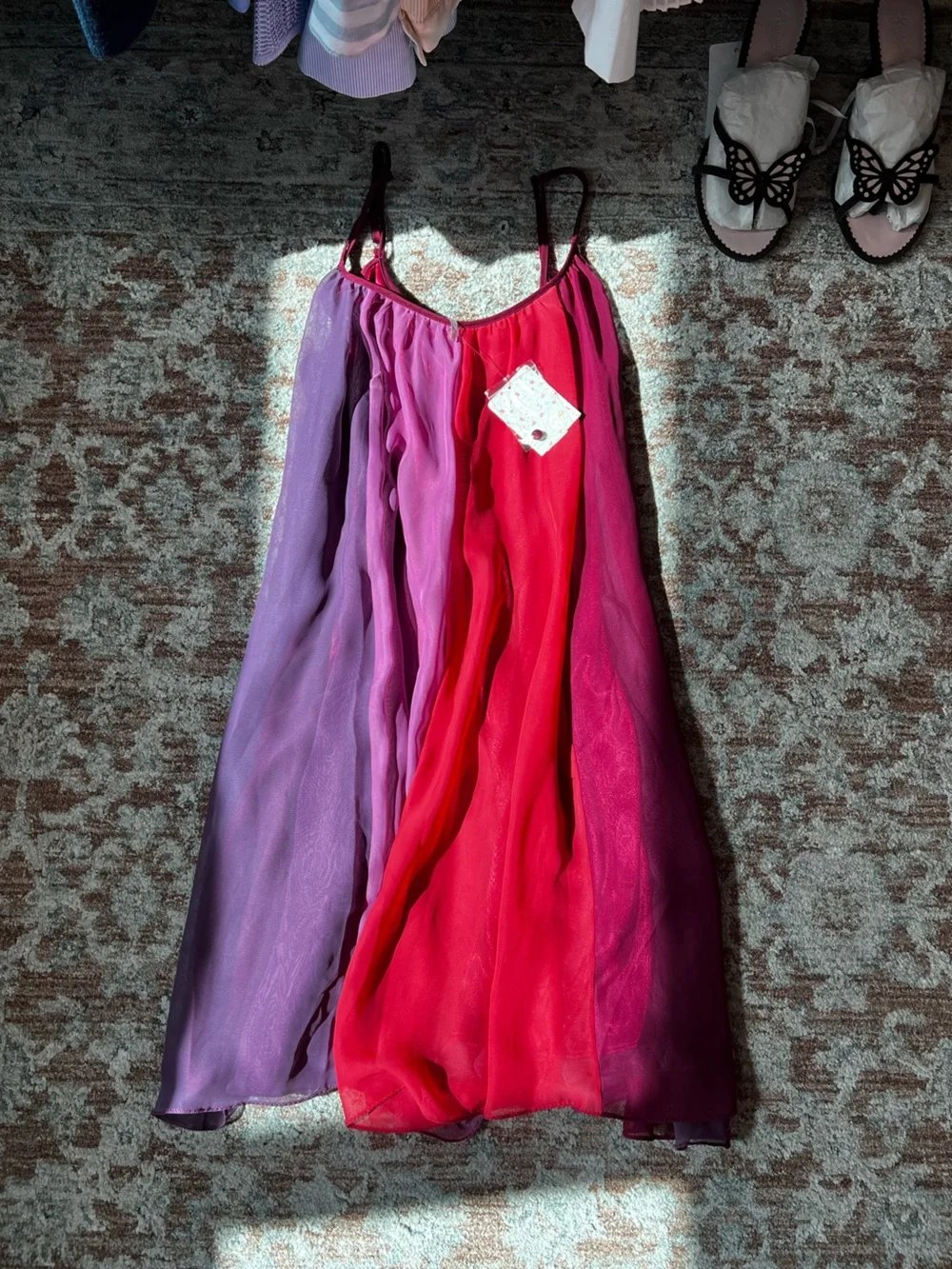 NWT Free People gradient mini swing dress size Small